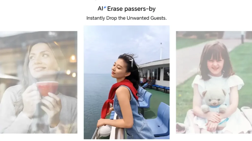 Honor 400 Pro - AI Erase passers-by