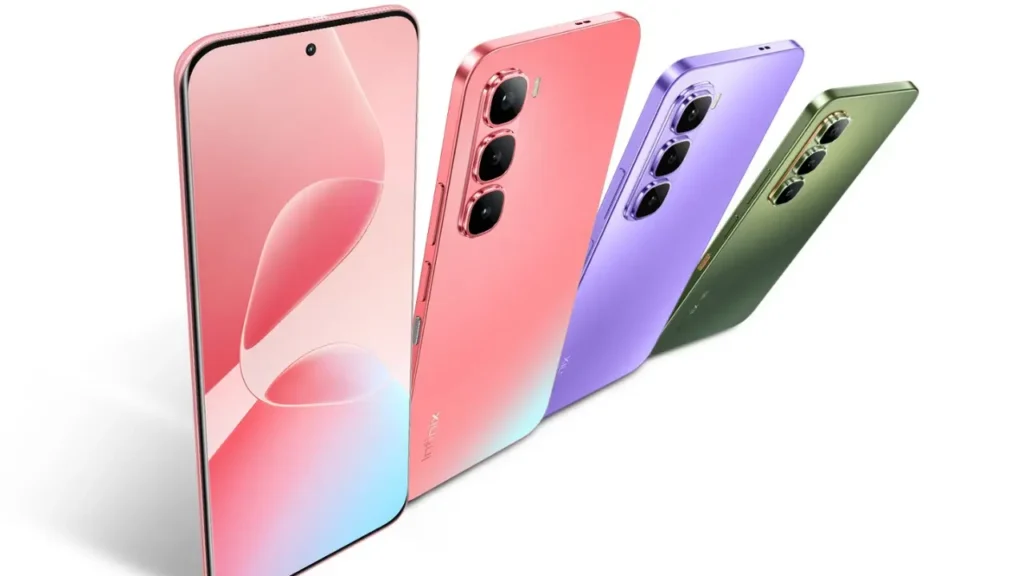 Infinix Hot 60 Pro+ Design and Colour Options