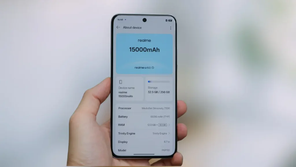 Realme 15000 mah battery phone price