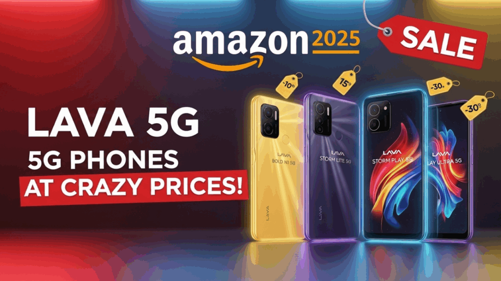 Lava smartphones amazon sale 2025 price in india