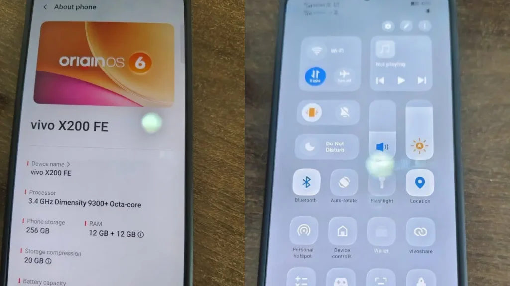 Origin OS 6  tested on Vivo X200 FE