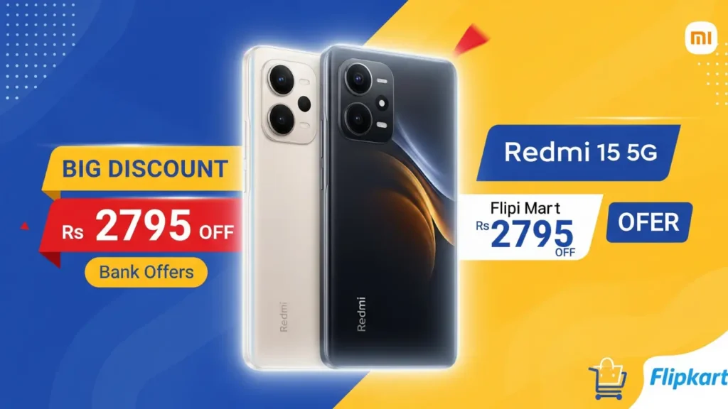 Redmi 15 5G Flipkart Discount