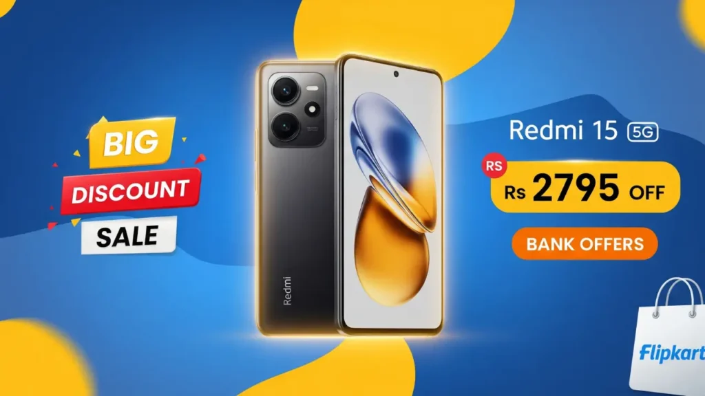 Redmi 15 5G Flipkart Offer
