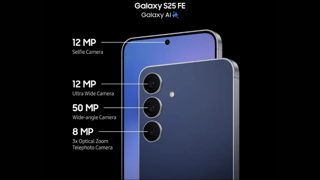 Samsung Galaxy S25 FE 5G Camera Details