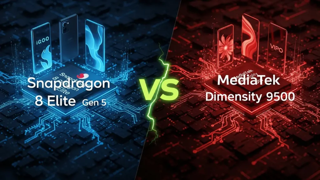 Snapdragon 8 Elite Gen 5 Vs MediaTek Dimensity 9500