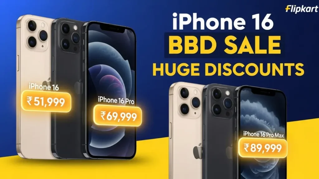 iPhone 16 Series Flipkart BBD Sale