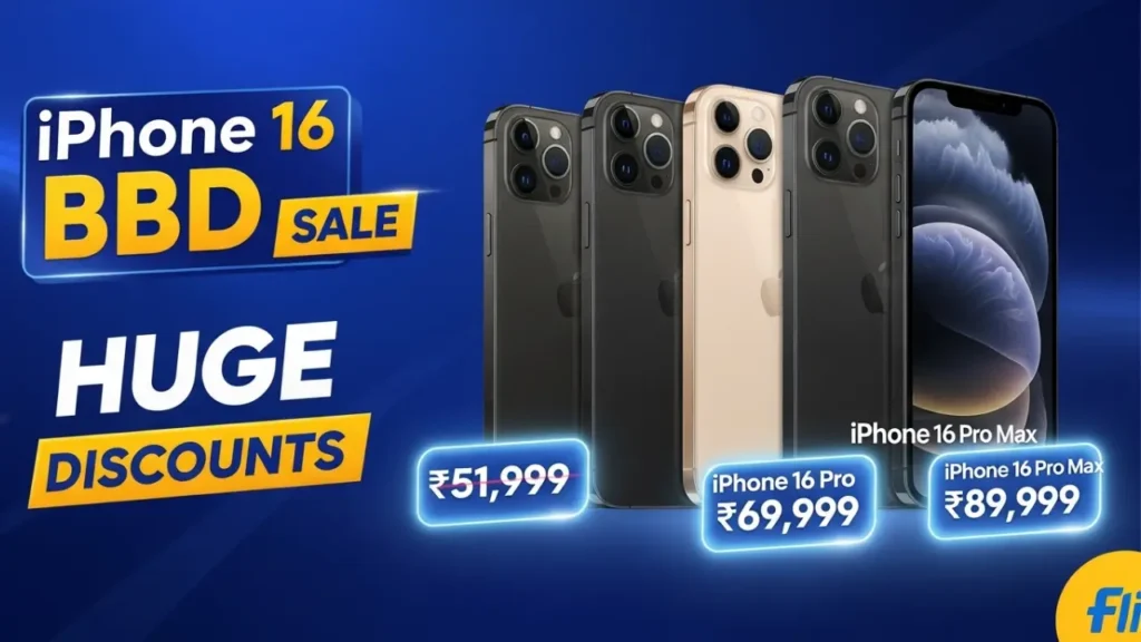 iPhone 16 Series - Flipkart Big Billion Days Sale
