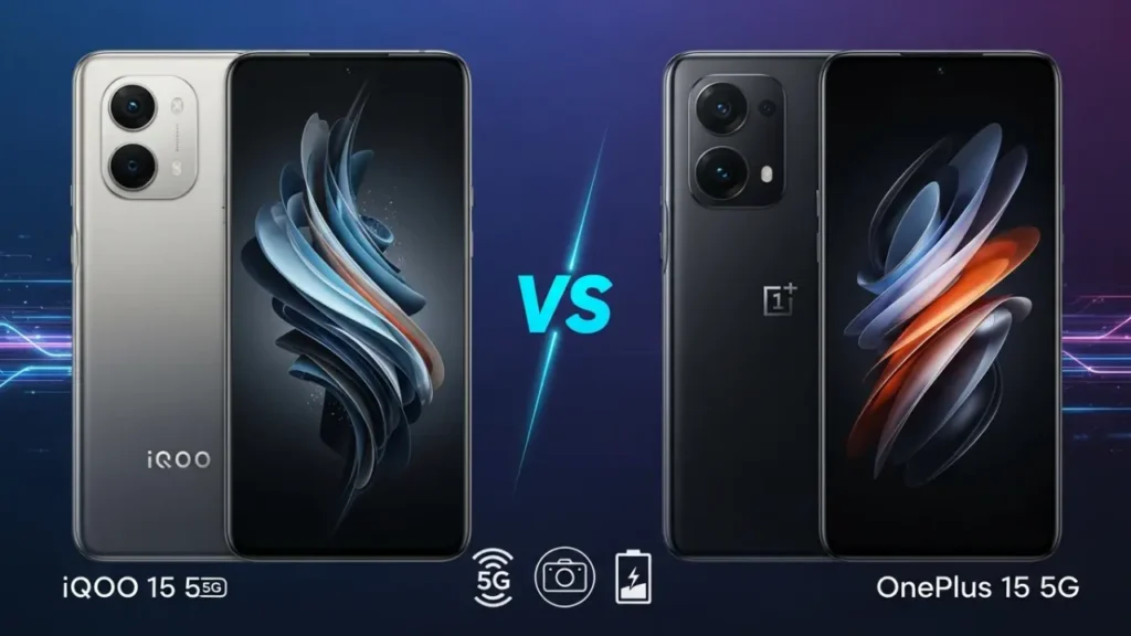 iQOO 15 5G Vs OnePlus 15 5G Display