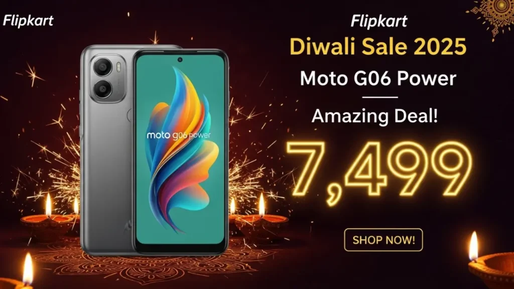 Moto G06 Power Flipkart Diwali Discount