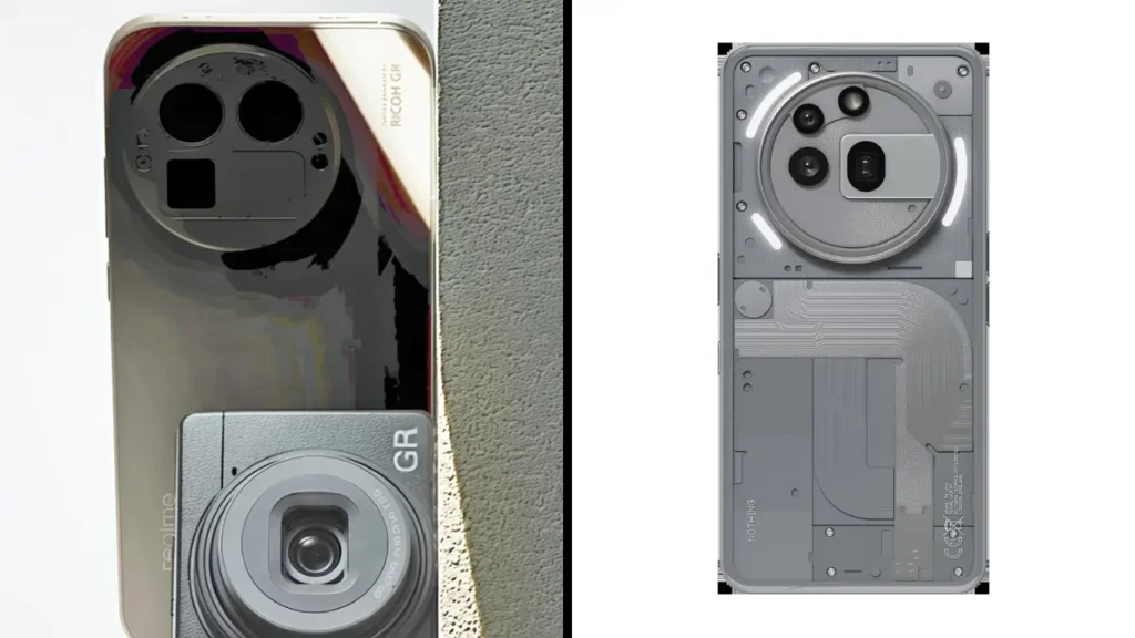 Realme GT 8 Pro and Nothing Phone 3a Pro Camera Design