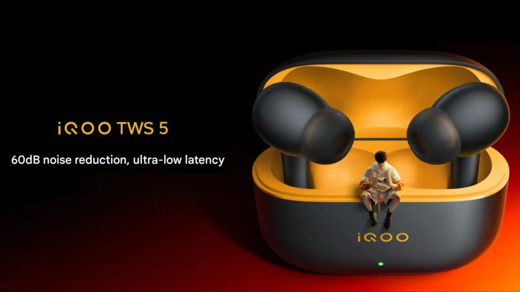 iQOO TWS 5 Launched with 48 hr Battery Backup