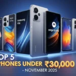 5 Best Smartphones Under Rs 30,000 in India