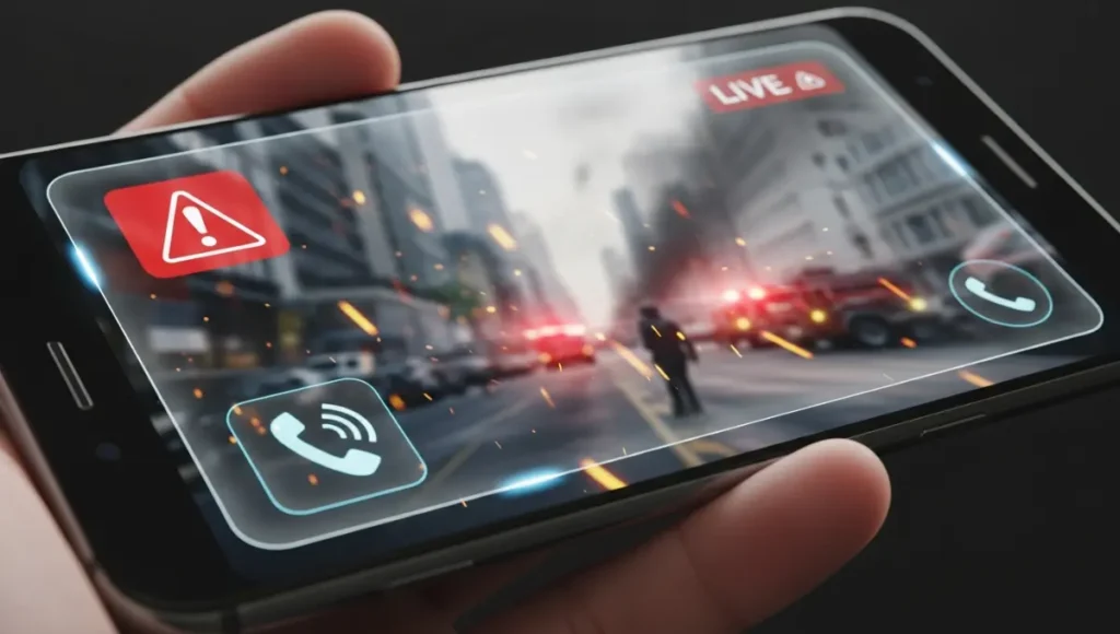 Android Emergency Live Video