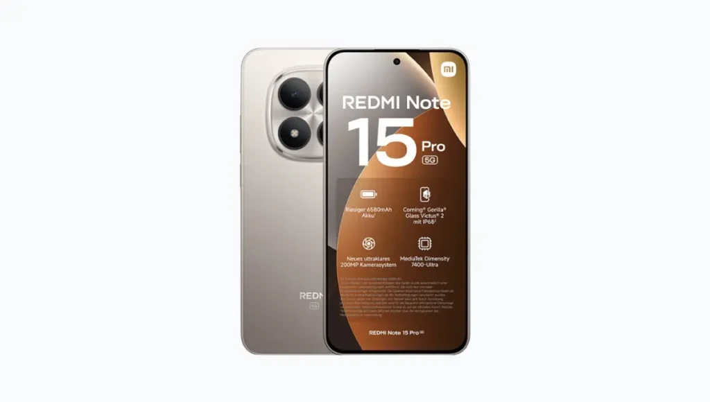 REDMI Note 15 Series Global versions