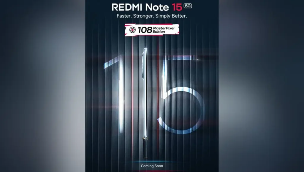 Redmi Note 15 Launching on 6th January 2026